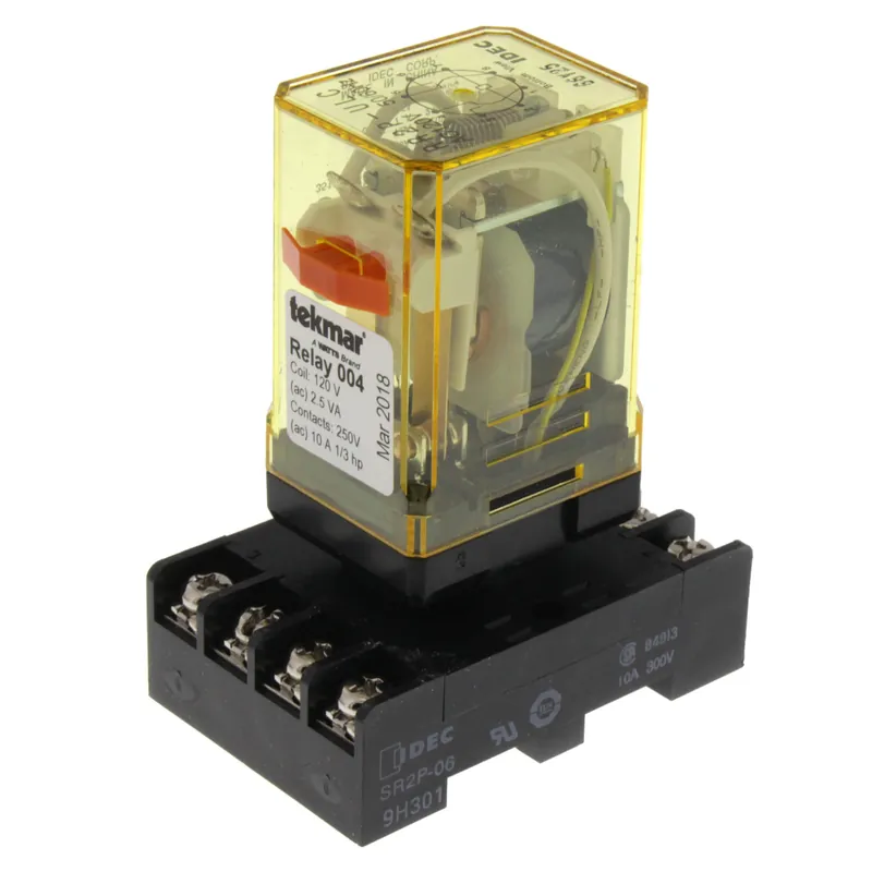 Tekmar 004 Relay 120V Ac Coil