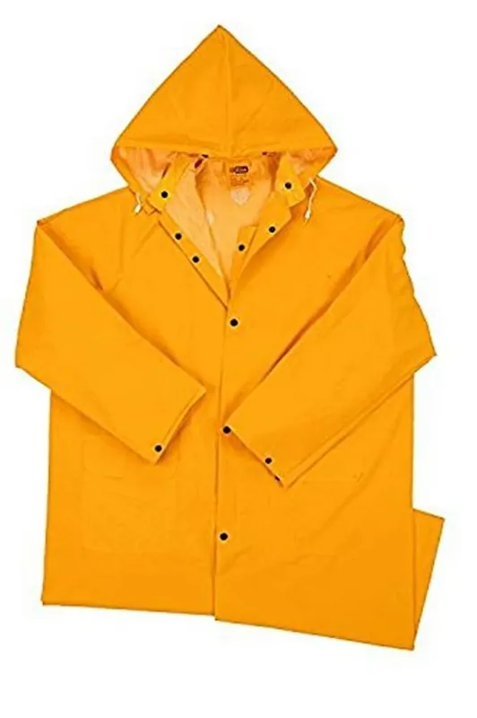 West Chester 4148/XL Raincoat 35ml PVC over Polyester 48 inches
