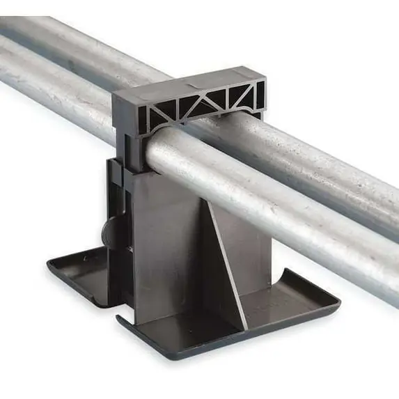 Erico-Nvent-Caddy PPRPS25H6 Pipe SupportBlock 5.7 inchesLx4.7 inchesW Base,6.4 inchesH