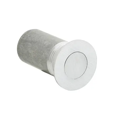 Ives DP1 US26D Dust Proof Strike, Round Face Plate