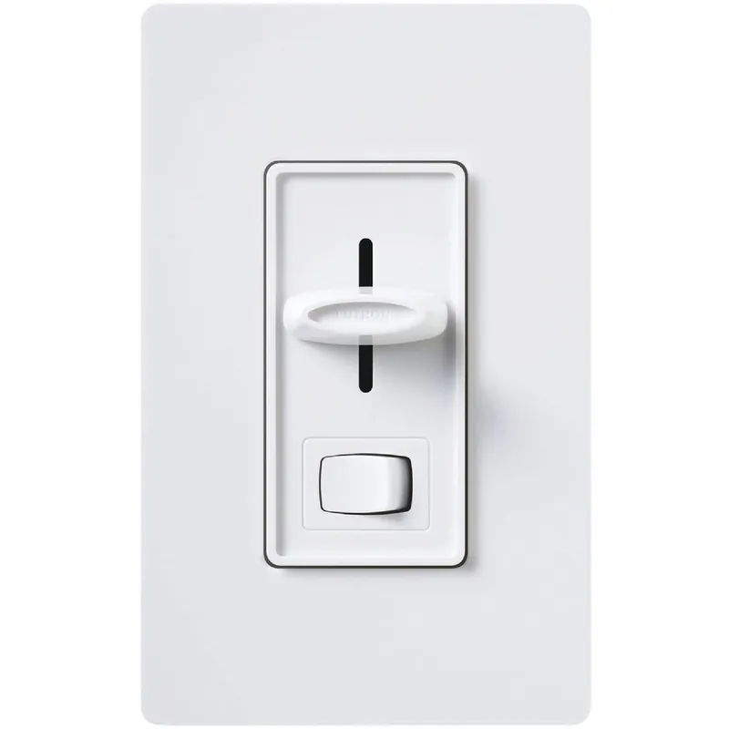 Lutron SCL-153PH-WH Skylark Incandescent/Halogen/LED/CFL Slide Dimmer Switch