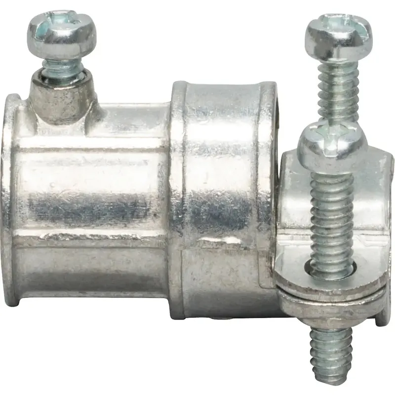 Topaz 181 1/2 inches Combination Coupling, Set Screw to Clamp, EMT to Flex, Zinc Die Cast
