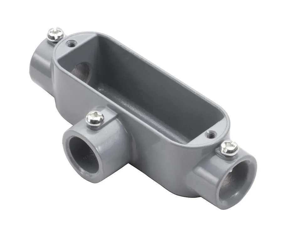 Topaz ET6 2 inches Aluminum EMT "T" Conduit Body