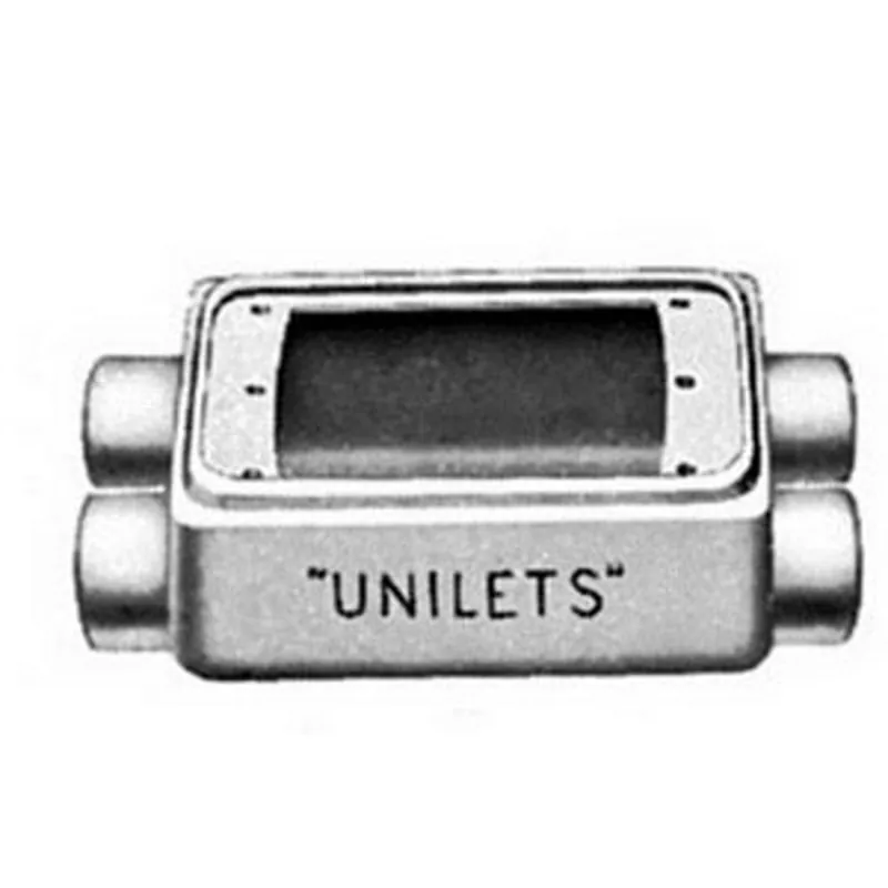 Appleton FSCD-1-50 FS Device Box, 1-Gang, Feed-Thru, Type: FSCD, 1/2 inches, Malleable Iron