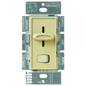 Lutron S-10P-IV Skylark Dimmer with On/Off Switch 1000W