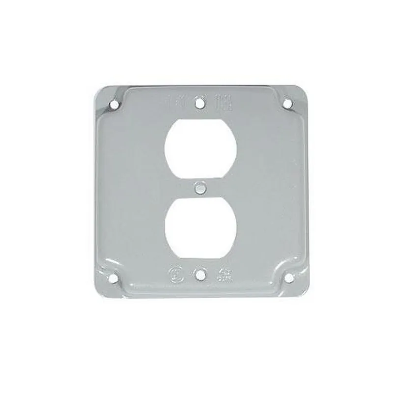 Mulberry Metal Products 11402 4 in. Steel Duplex Cover