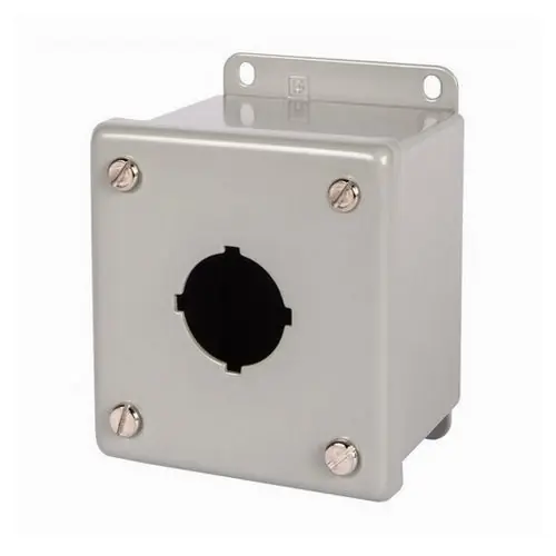 Siemens P30EMS01 83 x 70 x 89 mm 1-Hole NEMA 12/13 Painted Steel Enclosure