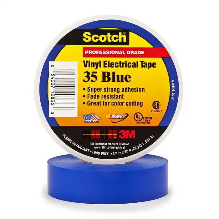 3M 35BL Scotch Vinyl Electrical Tape 35