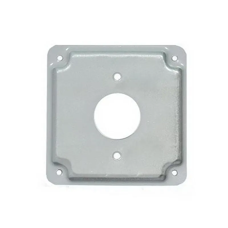 Mulberry Metal Products 11403 Electrical Square Box Cover 4 Inch Square