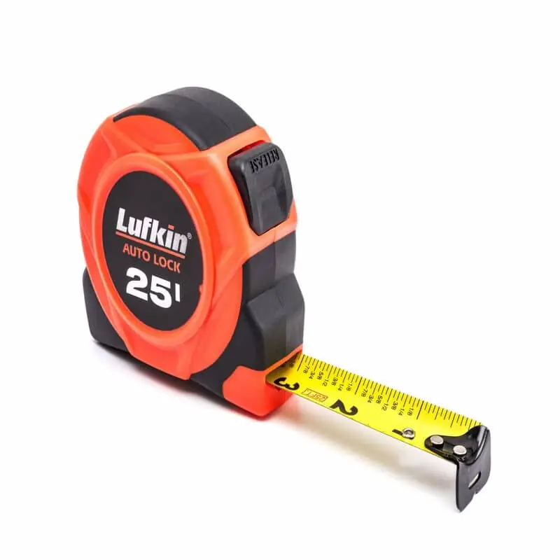 Apex AL725MAGN Lufkin Tape 1 inches x 25 feet and 700 Series Autolock Magnetic End Hook