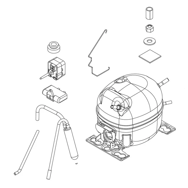 Marvel 42248732 Refrigeration Compressor