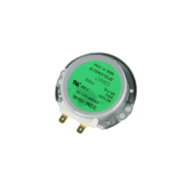 Lg 6549W1S011M 120V 35mA 3W 60Hz 6rpm Turntable Motor