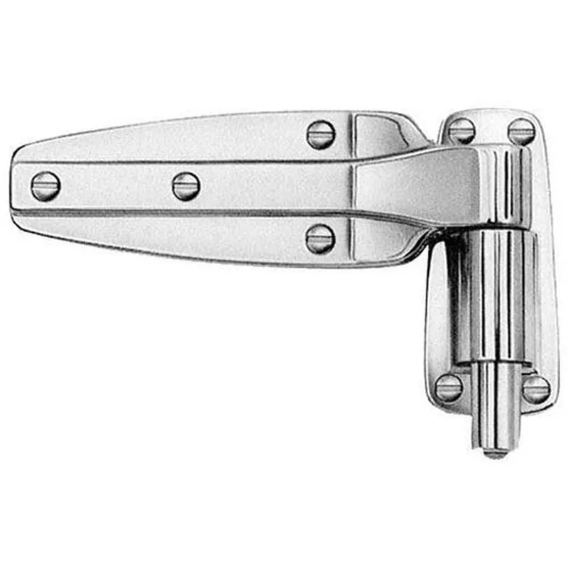 Norlake 071603 hinge, flush mount long strap with spring replacement 071603