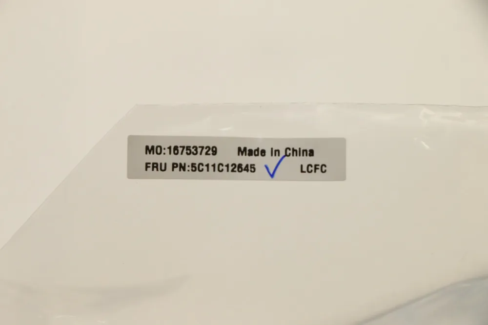 Lenovo 5C11C12645 Cable Fru Ir&Rgb Camera H-Conn