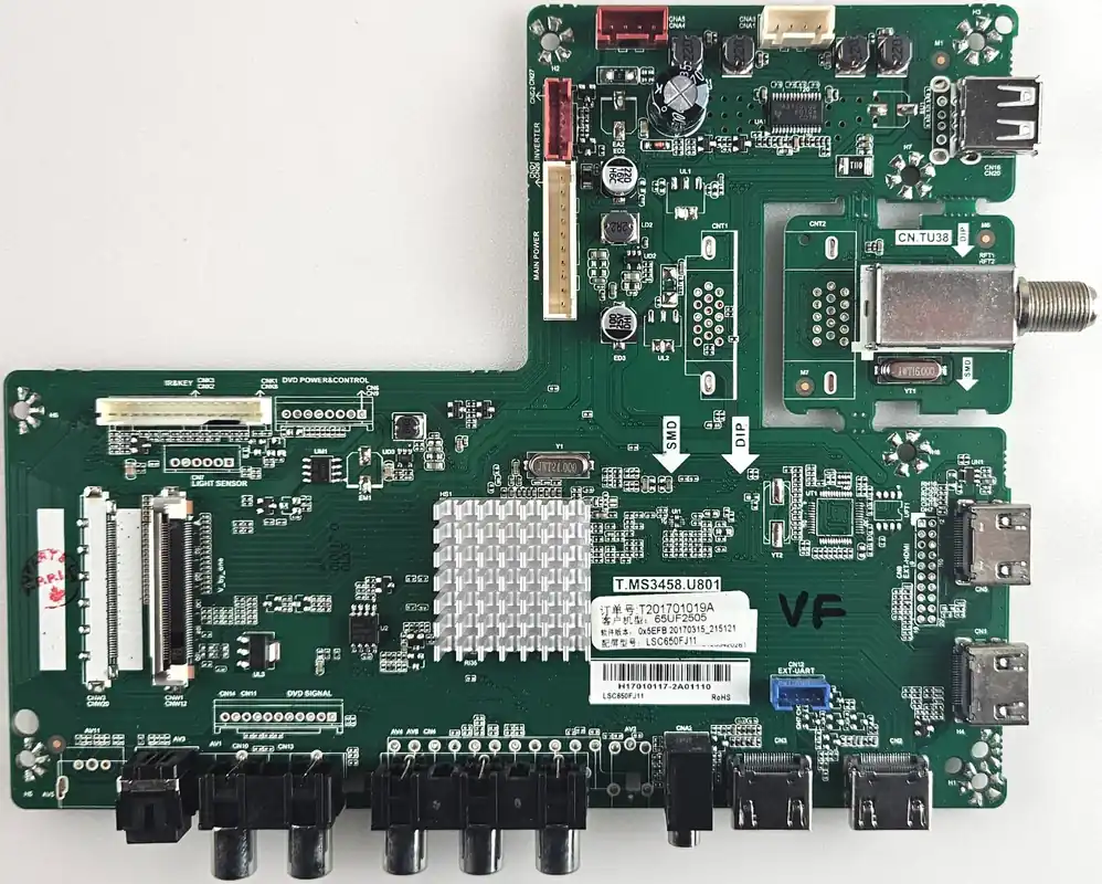 Haier DH1TKFM0305M Main Board for 65UF2505F