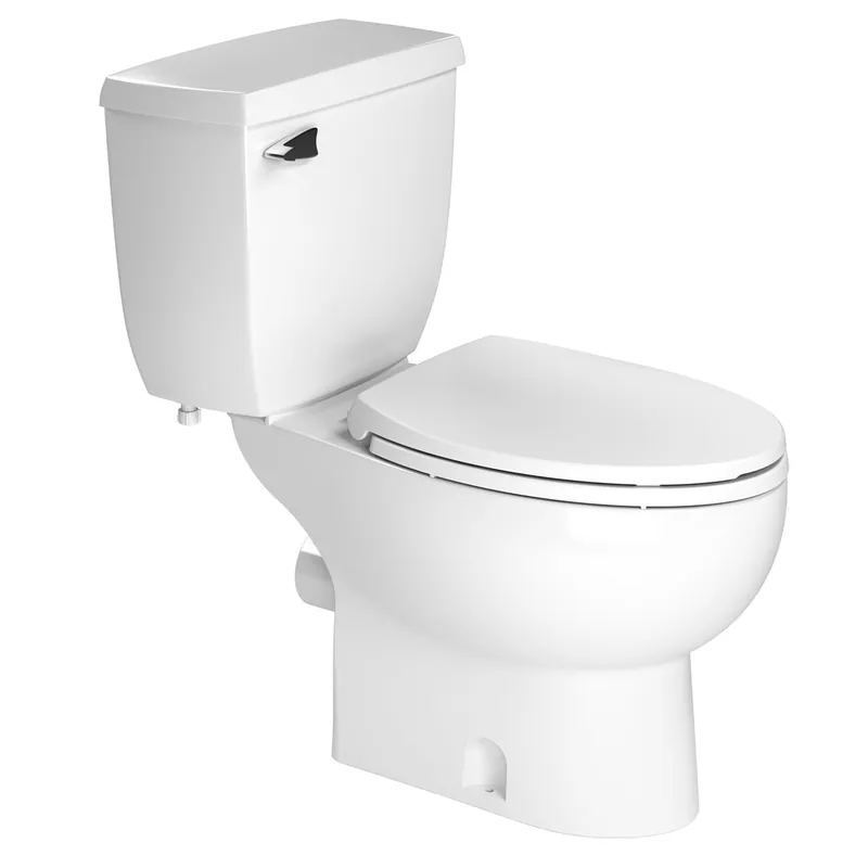 Saniflo 87 Saniflush Elongated Toilet Bowl with Seat