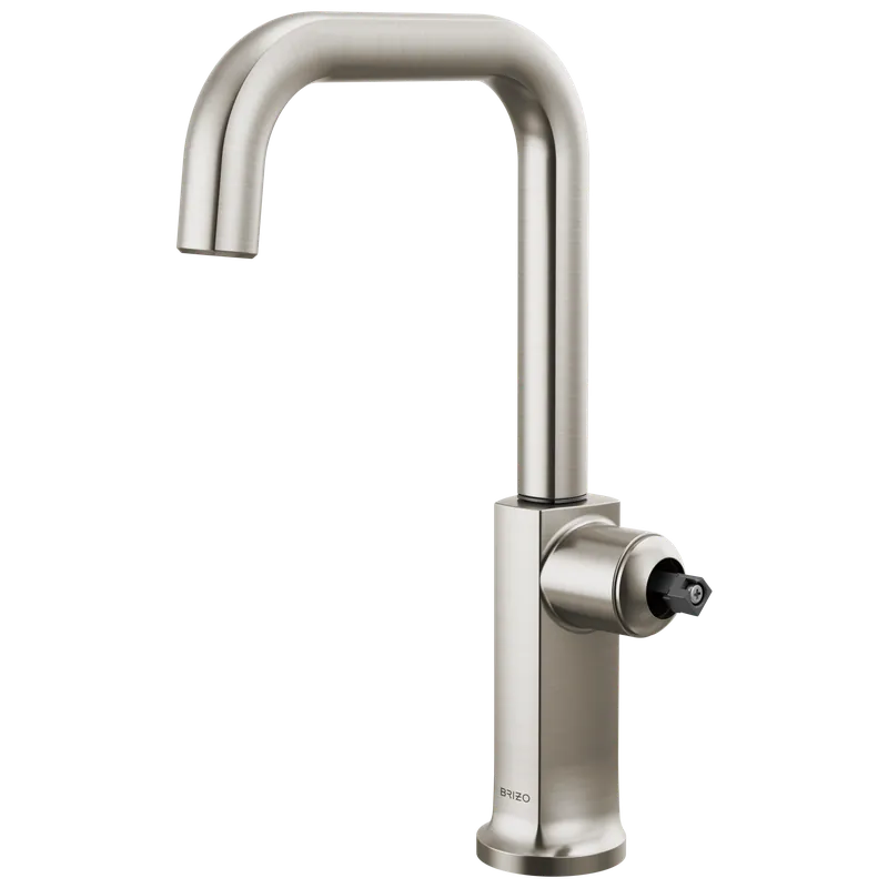 Brizo 61007LF-SSLHP-L Kintsu Bar Faucet with Square Spout - Less Handle 1.8 GPM