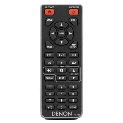 Denon 30701021400AD Remote Control RC-1205 DCD50SP