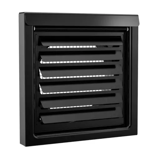 Inovate FRV6K 6 FLUSH METAL WALL VENT BLACK