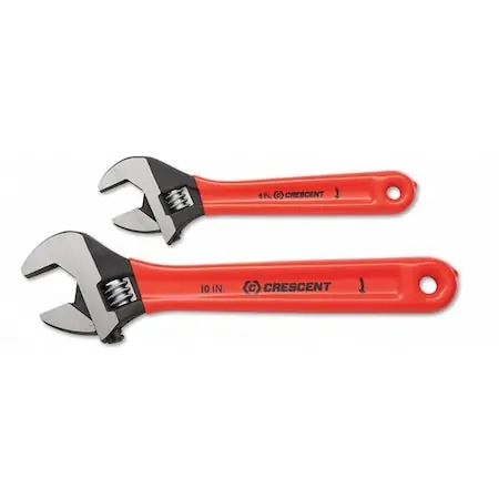 Crescent AT2610CVS Adjustable Wrench 2 Pc. Set 6 & 10 inches
