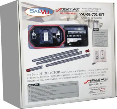 Air Products And Controls SL-701-KIT Duct Carbon Monoxide Detector