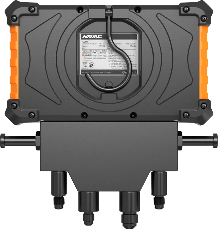 Navac NX4G Nexus 2 Digital Manifold Gauge, 4-Valve