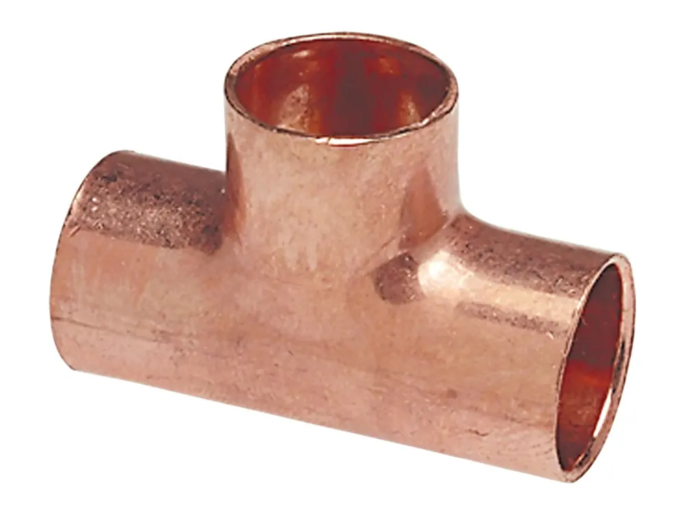 Nibco 9100900CB Copper Reducing Tee 1-1/4 inch x 1/2 inch x 1-1/4 inch