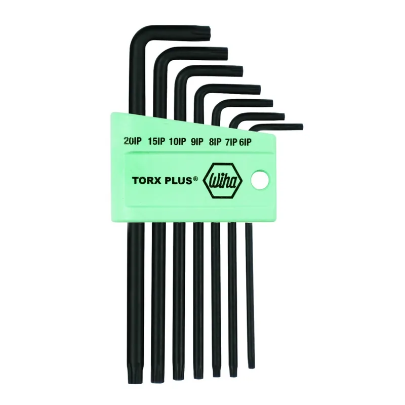 Wiha Tools 36690 torx plus L-Key long arm 7 piece set IP6-20