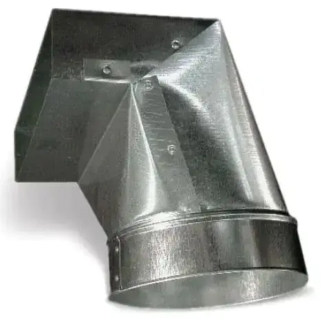 Lukjan RB306127 6 inches x 12 inches x 7 inches 90 Degree Perimeter Register Boot