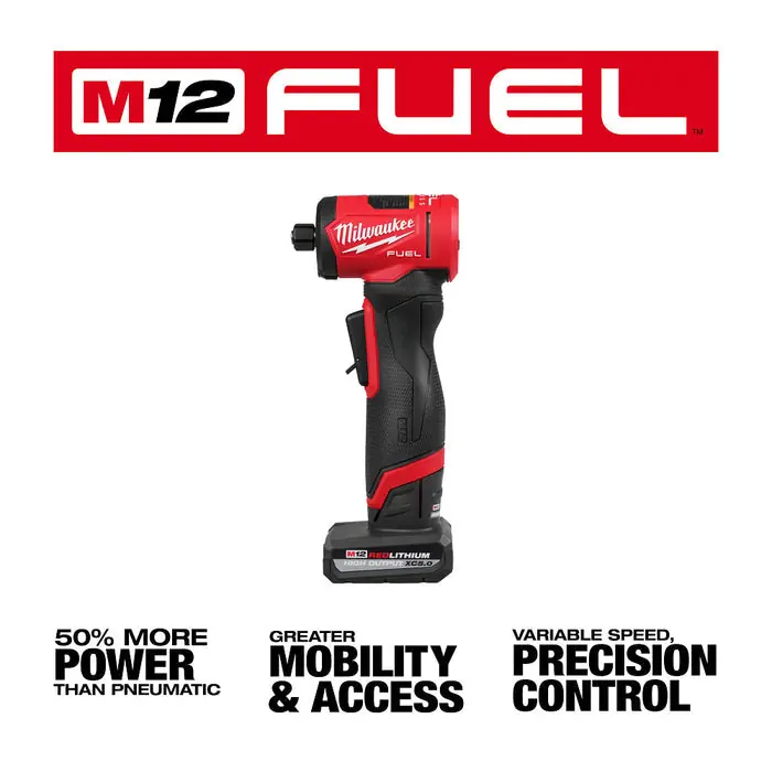 Milwaukee 3485-22 M12 FUEL 1/4 inches Right Angle Die Grinder Kit