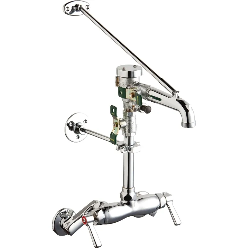 Chicago Faucets 445-PVBCP Sink Faucet Wall Mounted