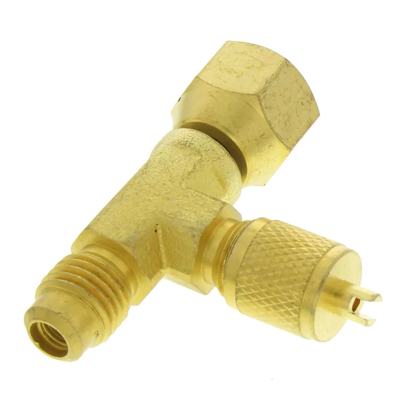 Diversitech VST-44 Access Fitting, 1/4 inches Run x 1/4 inches Access Swivel Tee w/ Depressor (3/Pack)