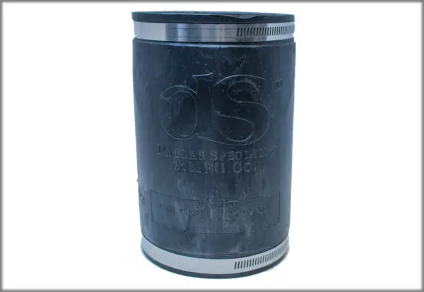 Dallas Specialty & Mfg Co DS56-44-8 Flexible PVC Pipe Coupling 4 inches x 4 inches x 8 inches
