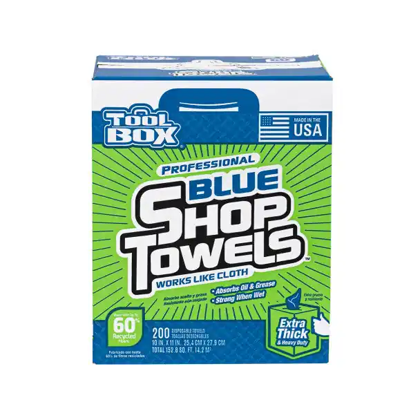 Sellars 55202 Toolbox Shop Towels - Box, 200 Sheets