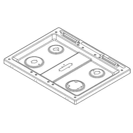 Whirlpool W11548508 Metal Cooktop REPLACEMENT W11511787