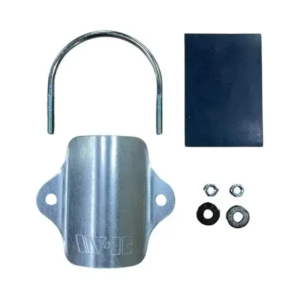 Wal-Rich 2204002 Steel Repair Plate with U-bolt 2 in Pipe