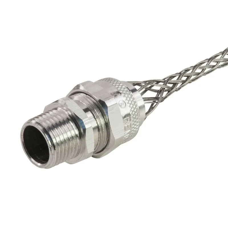 Remke RSR-312 Tuff-Seal Straight Cord Grip Connector 1 in Trade, 5/8 to 3/4 in Cable Openings
