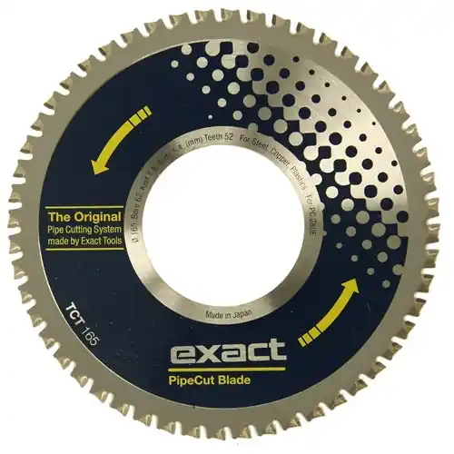Exact 7010487 TCT 165 Pipe Cutting 6.5 inches Blade