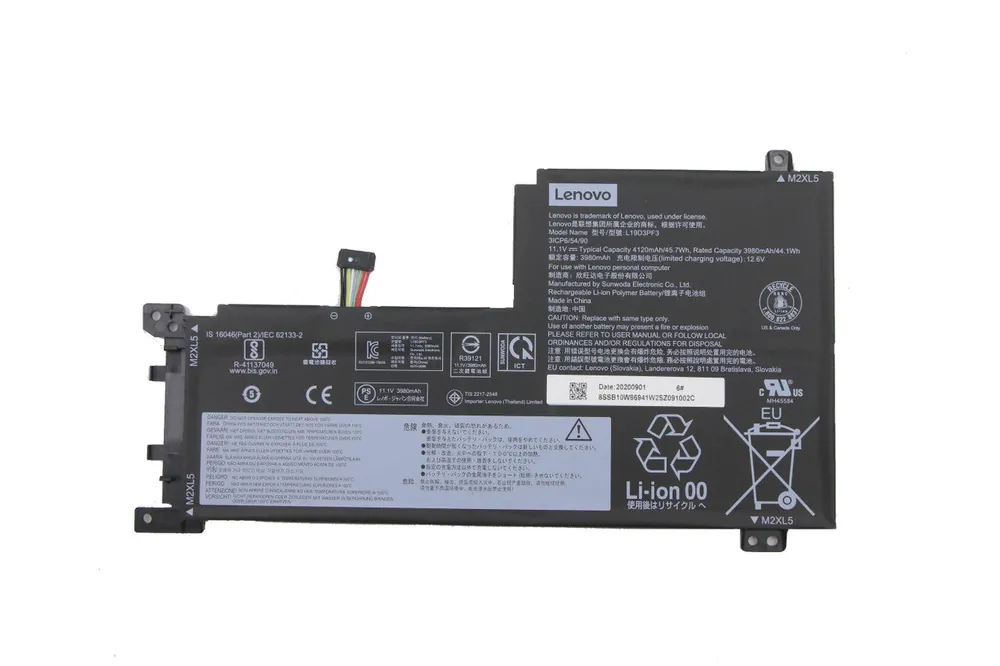 Lenovo 5B10W86959 11.1v 45WH 3 Cell Battery SB10W86951