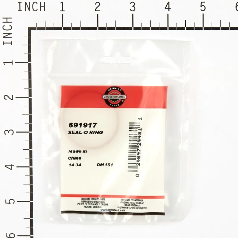 Briggs & Stratton 691917 O Ring Seal Replacement 281106, 691917