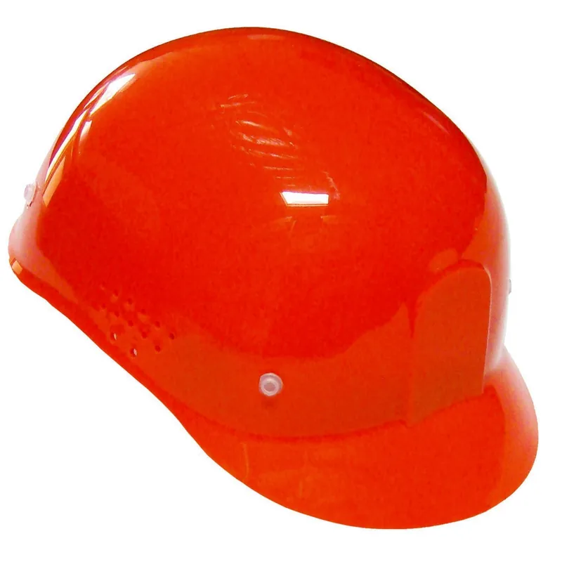 Radians 302-ORANGE Diamond Cap Style Slotted Bump Cap, Orange, High Density Polyethylene, 4-Point Molded Suspension