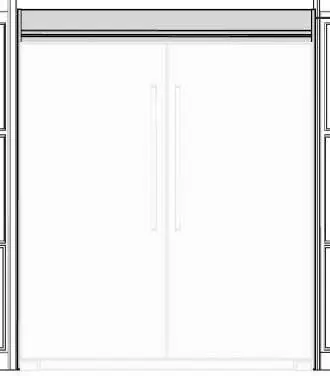 Electrolux TRMKTSS2FL79 Double Refrigerator and Freezer Trim Kit (Flat)