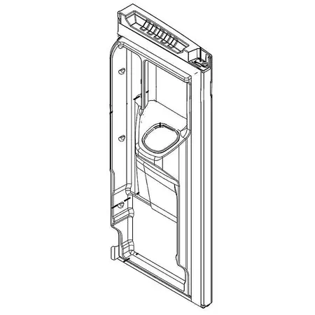 Whirlpool 13107323WQ DOOR-FIP (white)