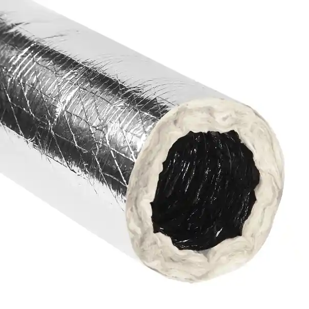 Quietflex 585 Flex Duct Silver 5 inches x 25 feet R8 Bagged