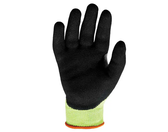 Ergodyne 17814 7041 L Lime Hi-Vis Nitrile-Coat Lvl 4 Cut Gloves