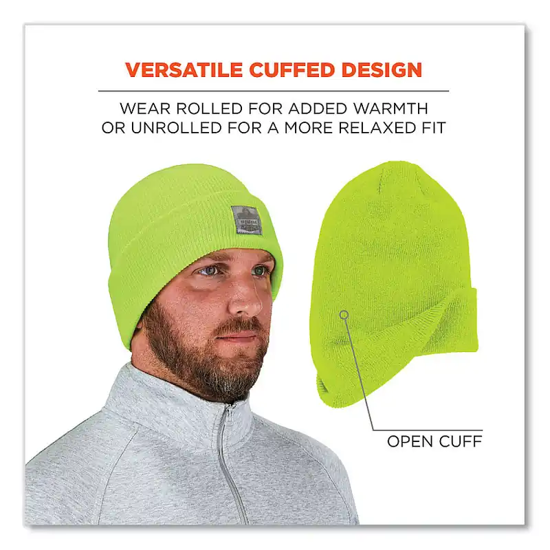 N-Ferno 16806 Cuffed Rib Knit Beanie Hat