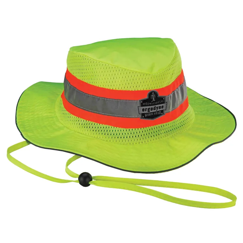 Chill-Its 12590 Evap Class Headwear HV Ranger Hat w/Cooling Towel Small - Medium