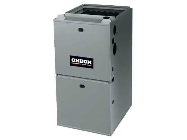 Oxbox J962V100DU5SAA 96% AFUE, Dual Stage, Upflow, Horizontal Right/Left, ECM Motor, D Cabinet, 100K BTU
