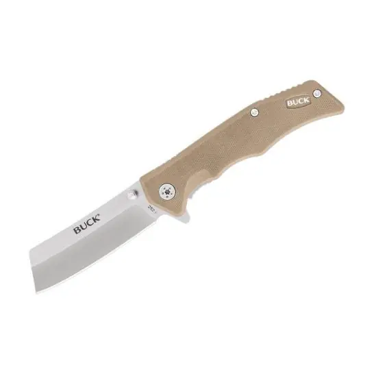 Buck Knives 0252TNS 252 Trunk Flipper Knife 2.875 inches Cleaver Plain Blade
