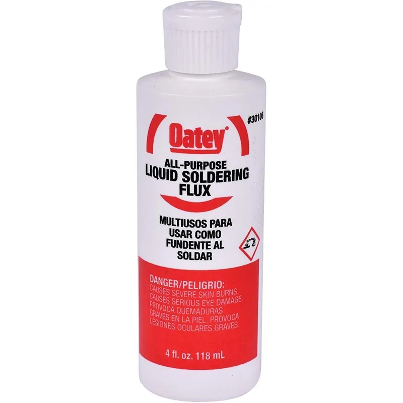 Oatey 30106 No. 11 All-Purpose Soldering Flux, Liquid 4 Oz.